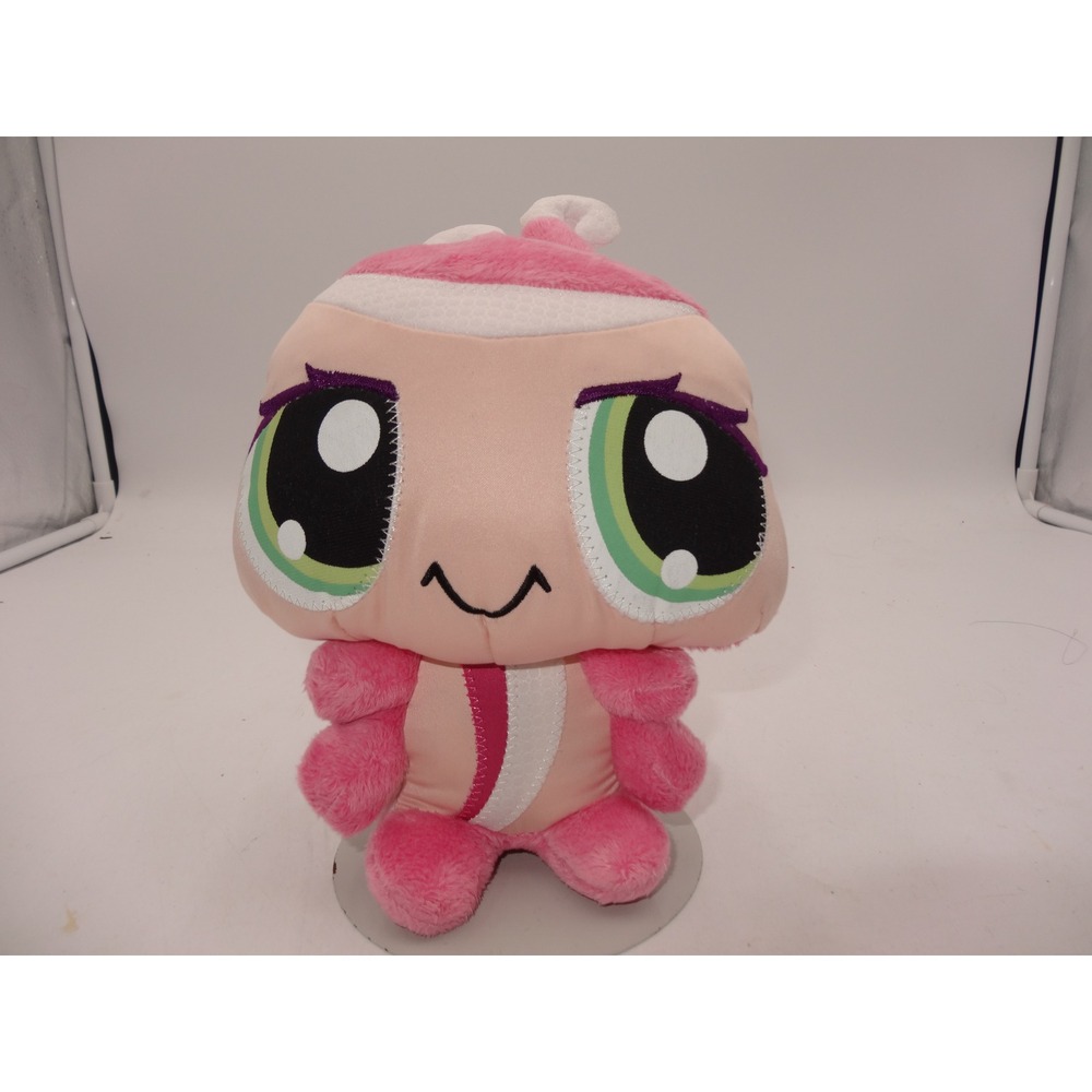 Littlest Pet Shop Pink Ladybug  Big Green Eyes 7 Inch Plush Stuffed Animal Toy